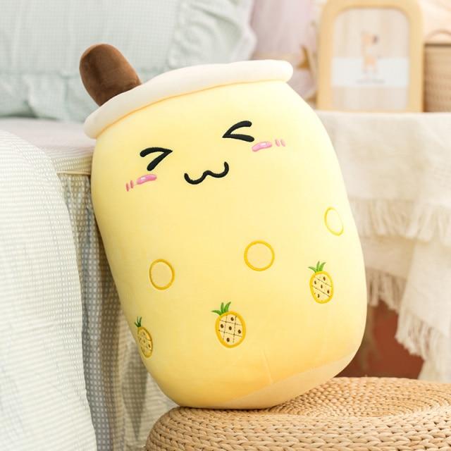 Image of Boba Pineapple Oppa of the BobaPalz - Boba and Bubble Tea Plushie