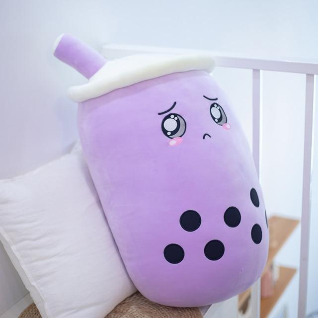 Image of Boba Taro of the BobaPalz - Boba and Bubble Tea Plushie